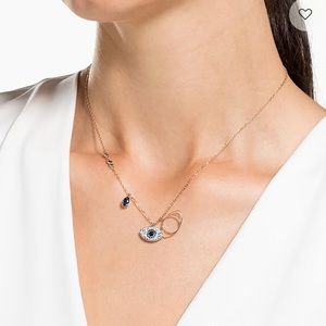 Swarovski evil eye necklace